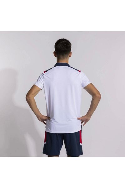 Joma Μπλουζάκι Toledo White Polo - Ανδρικό, Ποδόσφαιρο, Κοντό μανίκι 103736 .203