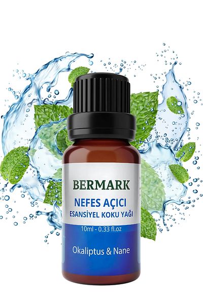 bermark Natural Essential Eucalyptus-Mint Essential Oil & Herbal Eucalyptus Soap Set