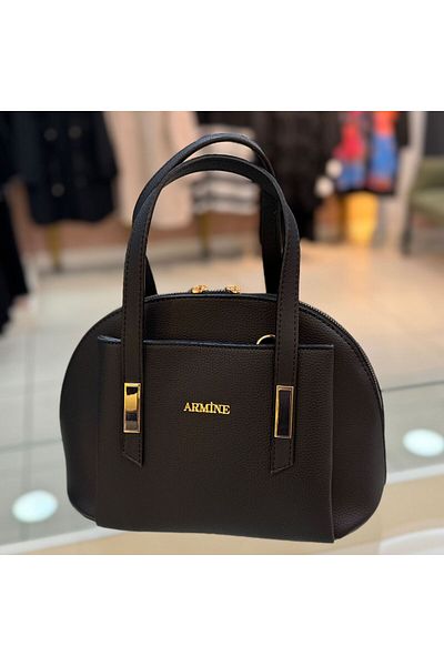 Armine Black Bag 344 - Fashionable and Convenient