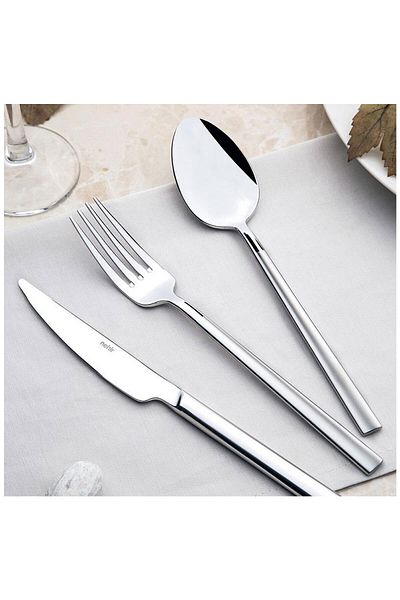 Nehir Dalyan 36 Piece Plain Knife Fork Spoon Set