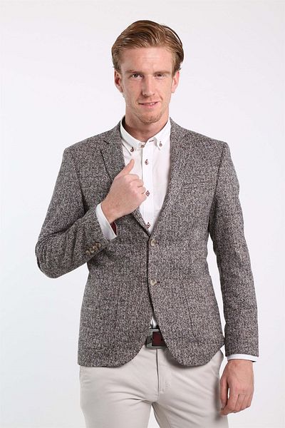 intersivin 6 Drop Slim Fit Full Lining Men's Single Jacket