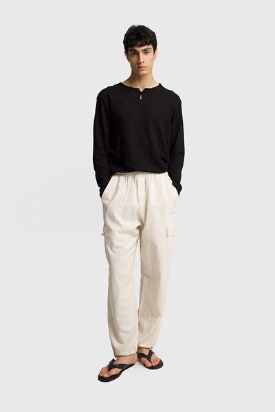 GIESTO ΠΑΝΤΕΛΟΝΙ CARGO ΛΙΝΟ COMFY CUT
