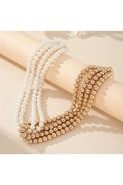 Minnoş Dükkan Pearl Necklace