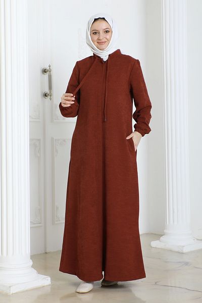 Nevayla Moda Шенилен плат Зимен комфорт Абая - плочки / F0506