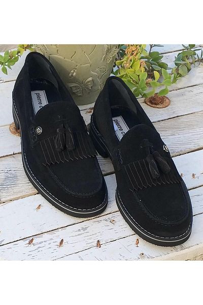 Pierre Cardin Pce-63561 Мъжки класически мокасини от естествена кожа с пискюли