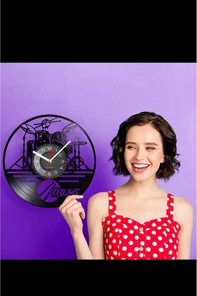 miniarpturkiye Wonderful Wall Music Art Watch with Battery Design