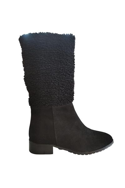 Caprito Women's Long Boots with Feather 1183-1026
