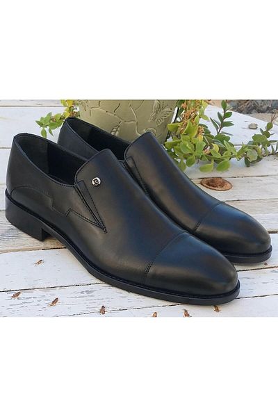 Pierre Cardin Pce-4633 Ανδρικά κλασικά παπούτσια χωρίς δεσμούς από γνήσιο δέρμα