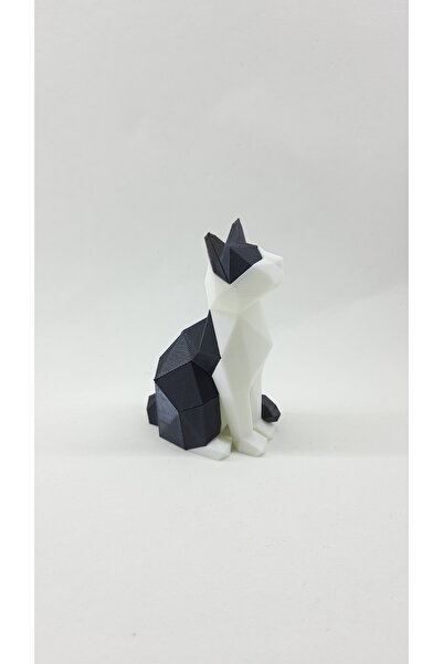 Mivodi 3d Yapboz - Mıknatıslı 3d Oturan Kedi Puzzle / 3d Oturan Kedi Yapboz (SİYAH)