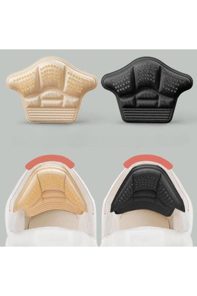 St Morritz Unisex 10 mm Ayakkabı Bot Topuk Daraltma Vurma Önleyici Kumaş Topu...