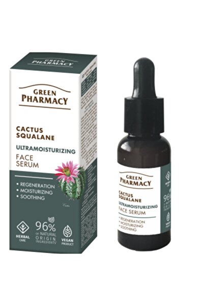 Green Pharmacy Ultra Nemlendirici Yüz Serumu Kaktüs ve Squalane 30 ml