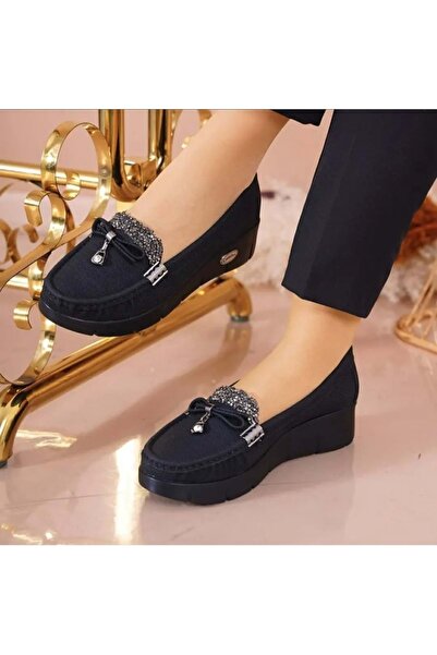 Konfores 086 Anatomická podešev Neformální obuv na klínovém podpatku