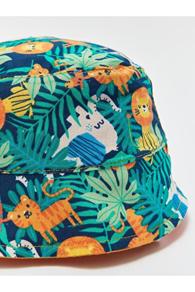LC Waikiki ECO Karışık Baskılı Erkek Bebek Bucket Şapka