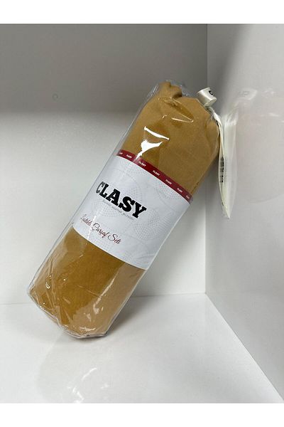 Clasy طقم ملاءات مرنة فردية من Ranforce - خردل عادي