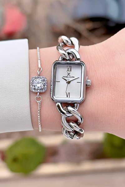 Daniel Klein Silver Renk 24 Ay Garantili Kadın Kol Saati Ve Bielklik