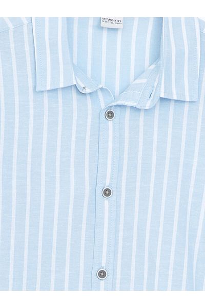 LC Waikiki Striped Linen Blended Boy's Shirt