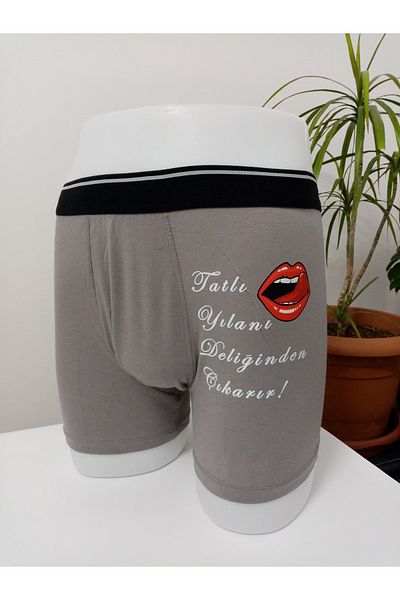 MODA Fun Funny Modal Fabric Men's Boxer Boxer Gift