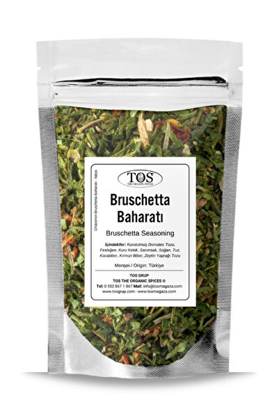 TOS The Organic Spices Chiara'nın Bruschetta Baharatı 100 gr Chiara’s Brusche...