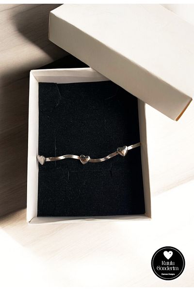 Diamara Designs Heart Italian Chain Women's Steel Bracelet