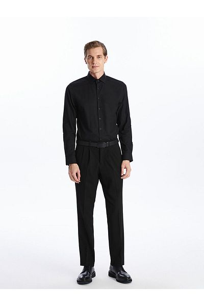 LC Waikiki Cămașă Dobby pentru bărbați, cu mânecă lungă, slim fit