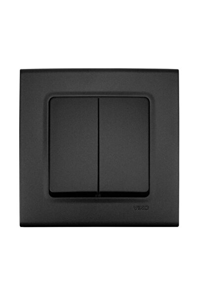 VİKO Viko Linnera Life KOMİTATÖR GECE SİYAHI TEKLİ ÇERÇEVE DAHİL