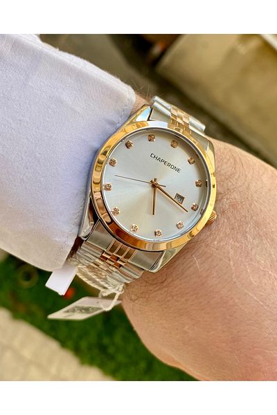 Reward Chaporone Silver Color Steel Waterproof Mens Wrist Watch Valentine's Day Gift