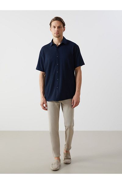 LC Waikiki Ανδρικό κοντομάνικο πουκάμισο LCW Vision Regular Fit