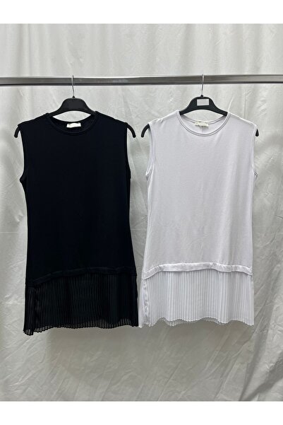 Zeynep Butik Piliseli İçlik Tunik 2'li Paket 1387