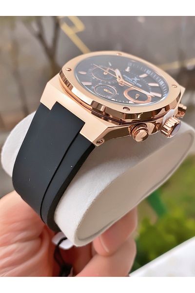 Daniel Klein Exclusive Black Color Internal Functions Active Men's Wrist Watch - Bracelet Gift