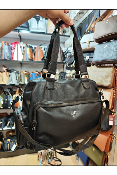 eflanmoda miami polo büyük boy kadın el ve omuz çantası