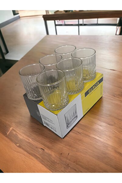 GUNES ZUCCACIYE 6 Lı Set Viski Bardağı Bardağı 200 Ml
