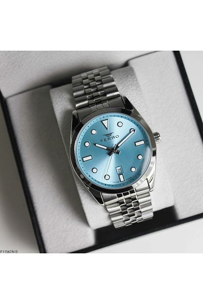 FERRO F11567A15 Men's Watch with Steel Band