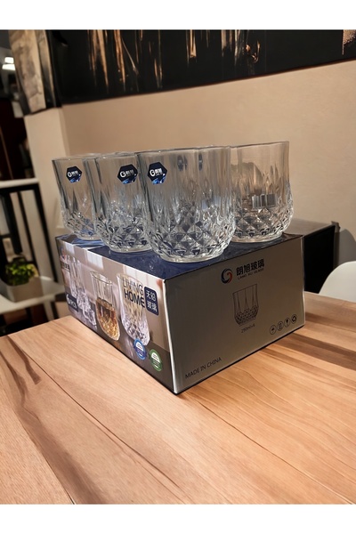 GUNES ZUCCACIYE 6 lı Set Cam  Su Bardağı 250 Ml