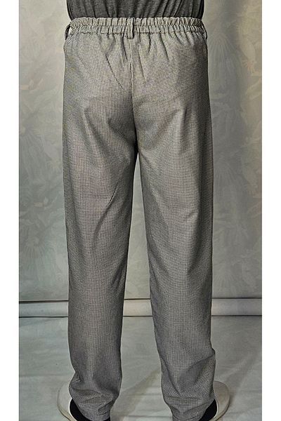 Ant Rotagrup Üniforma ve İş Elbiseleri Pocketless Gingham Pants Suitable for Kitchen and Food Production