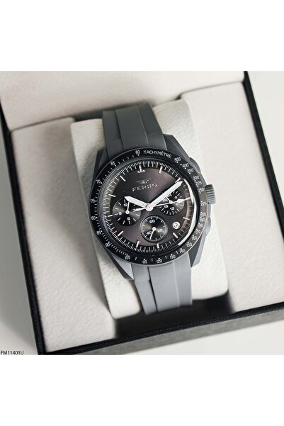 FERRO Fm11401U Silicone Band Unisex Wristwatch
