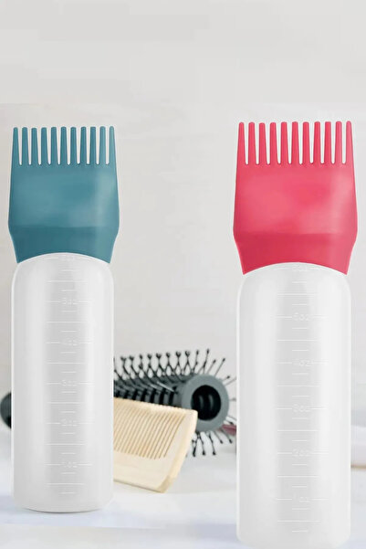 mywarehouse 1 Adet Saç Boyama Bakım Tarağı Dip Boyası Uygulama Şişesi Saç Boy...