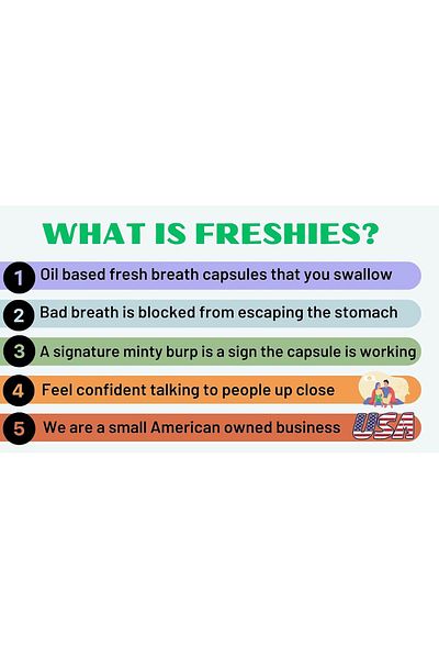 Freshies Mouth Odor Eliminator 90 Pieces Set of 2