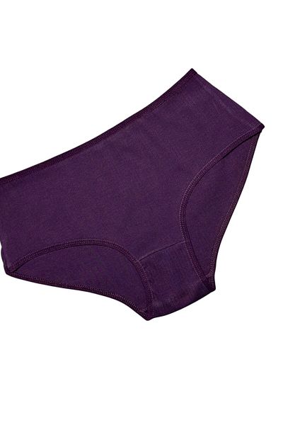 Gizli Butik Chiloți de damă din bumbac cu talie înaltă - violet