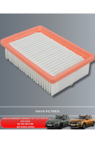 Petrol Ofisi DACIA SANDERO STEPWAY 1.0 T ECO-G 2021-2023 90-100 BEYGİR HAVA Y...