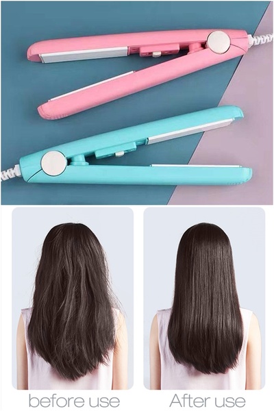 Yenilig Small Size and Fast Heating Travel Hair Straightener - Safe to Use High Heat Resistance