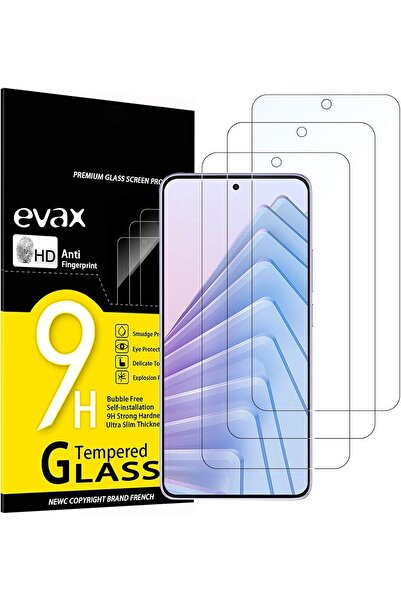 Evax 3'lü Paket Redmi Note 14 Uyumlu Temperli HD+ Cam Ekran Koruyucu (3'lü Pa...