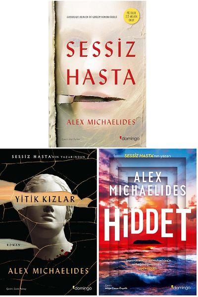 Penguin Books Alex Michaelides 3 Books Set - Quiet Sick, Little Girls, Hiddet