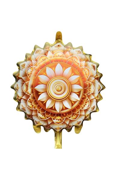 Onay Store Ramazan Motifli Sarı 18 İnc Yuvarlak Folyo Balon 49,5*51,5 - Hoşge...