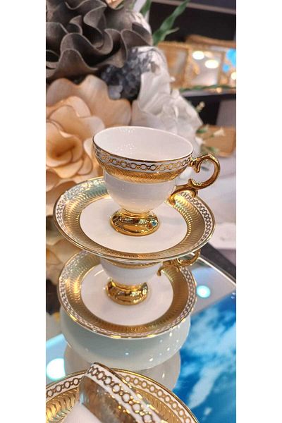 Kosova Lokman Zücçari̇ye Gemma Solded Coffee Cup Set