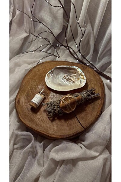 Genel Markalar Nazar Seti / Doğal Sedef Deniz Kabuğu ,tütsü Ve Kibrit Set