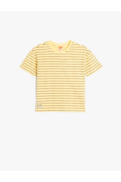 Koton Yellow Cotton T-Shirt