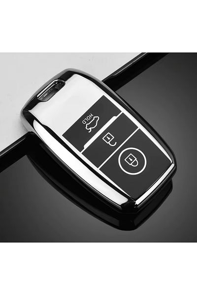 emii auto spare parts For Kia Rio Ceed Sportage Sorento Picanto Soul Stonic Key Case Cover Waterless Model Grey/Black