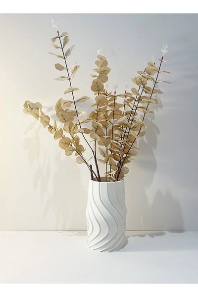 3D Brothers Spiral Vase Chic Home Furniture Decor Vase for