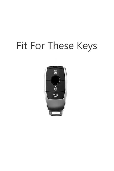 emii auto spare parts For Mercedes Benz Gray Key Case - a C E S g Glc Cle Cla Glb W177 W205 W213 W222 X167 Amg Compatible