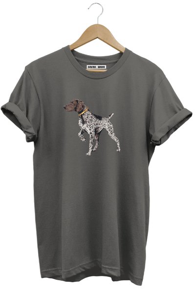 MODA Tricou cu imprimeu Hunting Hunting Pointer Dog of the Hunt, Nature Wild ...